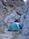 Zelten im Canyon